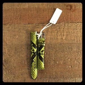 Michele Watch Band size 16 Genuine Python